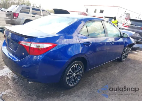 2015 Toyota Corolla S Plus from USA, damaged, VIN 2T1BURHE2FC361634